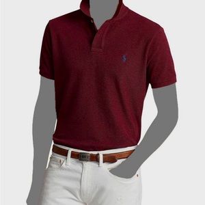 Brand new Wine Red classic fit Ralph Lauren polo